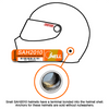 HANS III Device Head & Neck Restraint Post Anchors for Youth (SIM-H3-PA-Y)