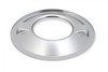 Holley 4500 drop base air cleaner chrome w/3" red washable gauze filter (HOL-1120-4530)
