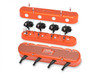 Holley 2-Piece Vintage Series Valve Cover - Gen III/IV LS - Factory Orange Machined (HOL-1241-173)