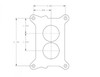 Holley 350 CFM OUTER CARB - DICHROMATE - NO CHOKE (HOL-30-80684)