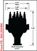 Holley EFI Dual Sync Ford FE Distributor, Black (HOE-1565-205BK)