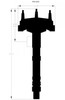 Tall Block Crank Trigger Chevy V8 Distributor (MSD-28558)