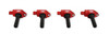 MSD Ignition Coil - Blaster Series  - Subaru/Toyota/Scion H4 - 2.0L - Red - 4-Pack (MSD-182544)