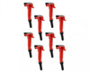 MSD Ignition Coil - Ford F-Series - 6.2L V8 - Red - 8-Pack (MSD-282748)