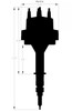 AMC Jeep 232-258 Distributor (MSD-28516)