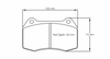 Pagid Racing 1427 RST3 Compound Brake Pads (PAG-1427-RST3)