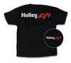 T-Shirt - Large w/Holley EFI SS Logo - Black
