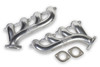 GM LS Cast Iron Exhaust Manifolds Silver Finish