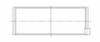 ACL Ford 4 BD Series 1099-1700cc 001 Oversized High Performance Rod Bearing Set - 4B1060H-001 Technical Drawing
