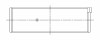 ACL Toyota 2AZFE (2.4L) Standard Size High Performance w/ Extra Oil Clearance Rod Bearing Set - 4B8411HX-STD Technical Drawing