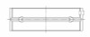 ACL BMW M40B16/18 (1.6L / 1.8L / 1.9L) Standard Main Bearing Set - 5M1538H-STD Technical Drawing