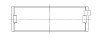 ACL Mazda B6/BP/BP-T 1.6/1.8L Standard Size High Performance Main Bearing Set - 5M8353H-STD Technical Drawing