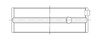 ACL Toyota 3SGTE 0.025mm Oversized High Performance Main Bearing Set - 5M8361H-.025 Technical Drawing