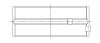 ACL Toyota 3SGTE 0.25mm Oversized High Performance Main Bearing Set - 5M8361H-.25 Technical Drawing