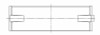 ACL Toyota 2AZFE (2.4L) Standard Size High Performance Main Bearing Set - 5M8412H-STD Technical Drawing