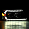 AlphaRex 04-08 Ford F-150 (No 2004 Heritage) LUXX-Series LED Proj HL Alpha-Blk w/Actv Lgt / Seq. Sig - 880131 User 2