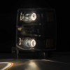 AlphaRex 14-15 Chevy 1500 PRO-Series Projector Headlights, Alpha-Black w/ Sequential Signal &  DRL - 880247 User 3