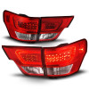 ANZO 11-13 Jeep Grand Cherokee LED Taillights w/ Lightbar Chrome Housing Red/Clear Lens 4pcs - 311442 Photo - Unmounted