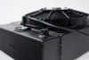 CSF Universal Drag Race / Tuck Radiator w/9in Spal Fan - 10.5in H x 10in L x 3.6in W - Black - 7065B Photo - Close Up