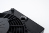CSF Universal Drag Race / Tuck Radiator w/9in Spal Fan - 10.5in H x 10in L x 3.6in W - Black - 7065B Photo - Close Up