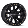 Dirty Life 9303 DT-1 17x9 / 5x127 BP / -38mm Offset / 78.1mm Hub Matte Black Wheel - Beadlock - 9303-7973MB38 Photo - Primary