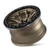 Dirty Life 9303 DT-1 17x9/8x165.1 BP/-12mm Offset/130.8mm Hub Satin Gold Wheel - Beadlock - 9303-7981MGD Photo - Primary