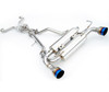 Invidia 03-06 Infiniti G35 Coupe Gemini Rolled Stainless Steel Tip Cat-back Exhaust - HS03IG3GIS Photo - Primary