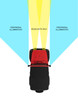 Oracle Lighting LED Off-Road Side Mirrors for Jeep Wrangler JL / Gladiator JT - 5855-001 Technical Drawing