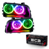 Oracle 05-10 Dodge Charger SMD HL (Non-HID) - ColorSHIFT w/ BC1 Controller - 7022-335 Photo - Primary