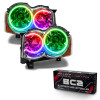 Oracle 08-10 Jeep Grand Cherokee SMD HL - HID - ColorSHIFT w/ BC1 Controller - 7139-335 Photo - Primary