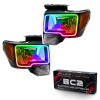 Oracle 09-14 Ford F-150 LED HL - Black - ColorSHIFT w/ BC1 Controller - 7188-335 Photo - Primary