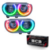 Oracle 08-14 Dodge Challenger SMD HL (Non-HID) - ColorSHIFT w/ BC1 Controller - 7720-335 User 1