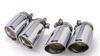 Remus 2014 BMW X4 F26 84mm Angled/Angled Rolled Edge Chrome Tail Pipe Set (Quad Tips) - 0046 55SSR User 1