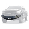 Westin 15-19 Chevrolet Silverado 2500/3500 Pro-Series Front Bumper - Textured Black - 58-411165 Photo - Mounted