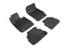 3D MAXpider 2007-2013 BMW 3 Series E92 Kagu 1st & 2nd Row Floormats - Black - L1BM02501509 Photo - Primary