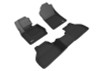 3D MAXpider 2011-2018 BMW X3/X4 F25/F26 Kagu 1st & 2nd Row Floormats - Black - L1BM03201509 Photo - Primary