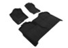 3D MAXpider 07-13 Chevrolet Silverado 1500 Crew Cab Elegant 1st 2nd Row - Floor Mat Set (Black) - L1CH04704709 Photo - Primary