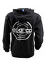Sparco Sweatshirt Hooded S-Seal Blk Xlrg - SP03300NR4XL Photo - Primary