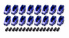 BBC Roller Rocker Arm Set 1.7 Ratio 7/16 Stud
