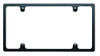 License Plate Frame Slim Line Black