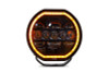 DV8 Offroad 7in Halo Elite Round Light w/ Accent Halo - White/Amber - BE7RW108W-H Photo - Primary