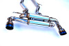 Invidia 20+ Toyota Supra (3.0) Gemini N1 w/Valve Single Layer Titanium Cat-Back - HS19TSP4VGM1GT Photo - Close Up