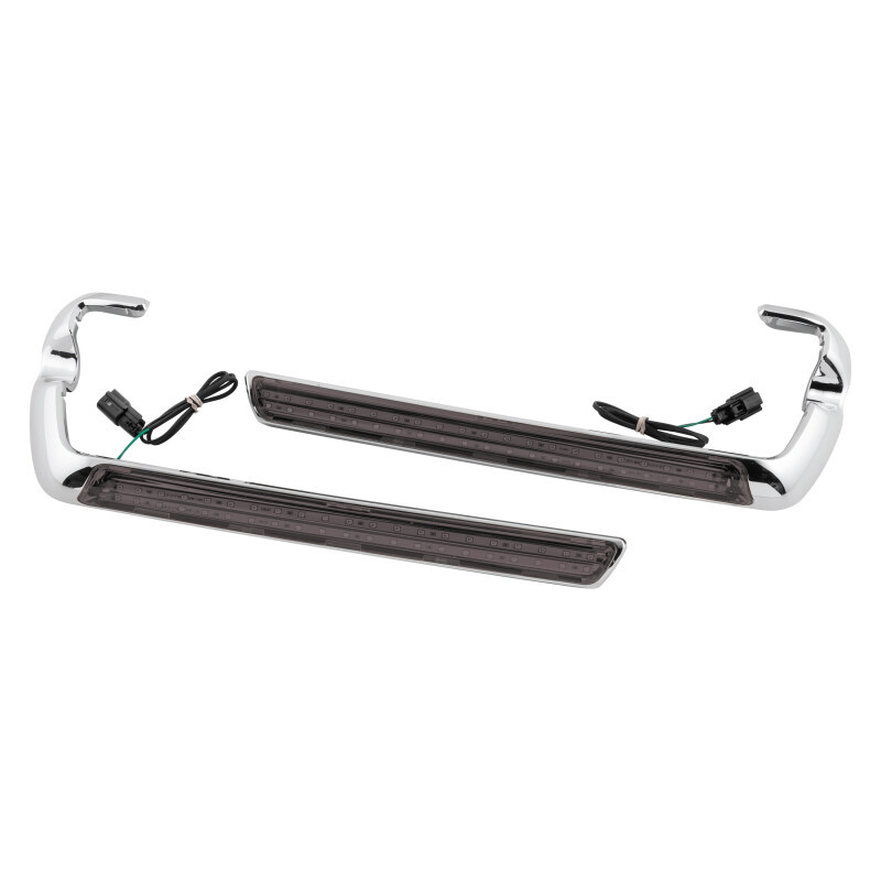 Letric Lighting Saddlebag Side Marker LED Chrome/Smoke - LLC-SSML-03 Photo - Primary