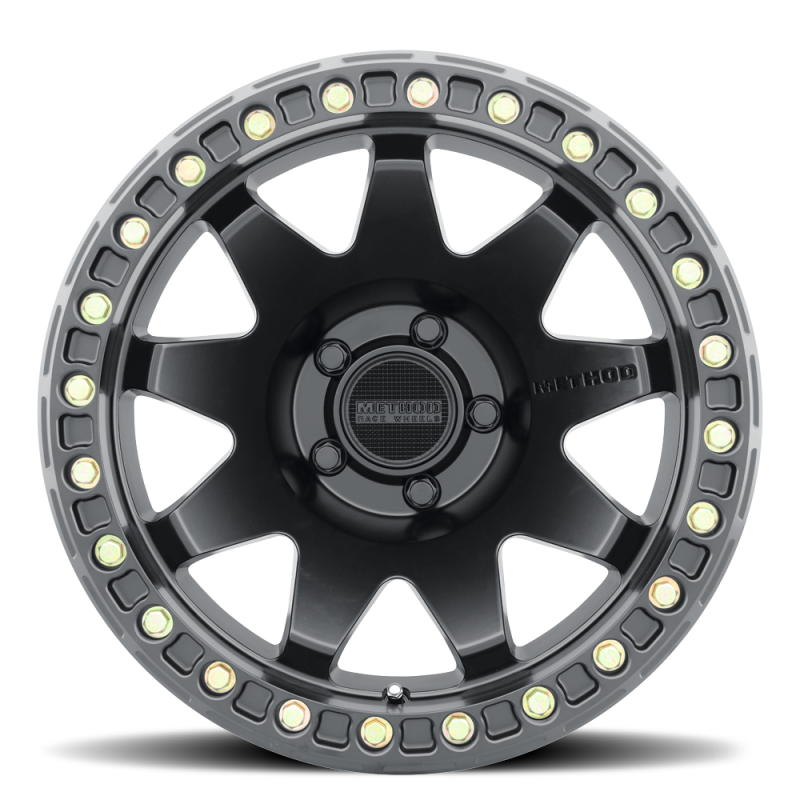 Method MR108 17x9 -44mm Offset 8x170 130.81mm CB Matte Black w/BH-H24 Wheel - MR10879087544B Photo - Primary