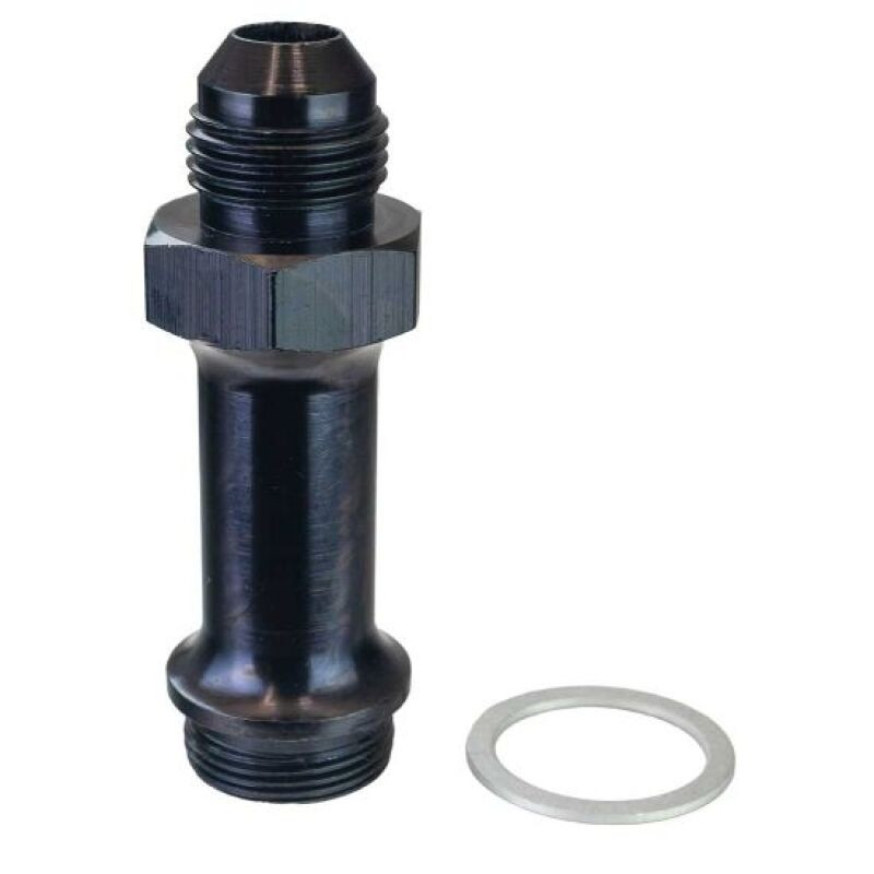 Moroso -8AN x 7/8in-20, 3in Long Carburetor Fuel Inlet Fitting - 65147 User 1