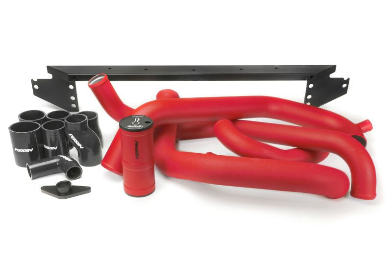 PERRIN 02-07 Subaru WRX/STI Front Mount Intercooler Boost Tube Kit - Red - PSP-ITR-400-3RD User 1