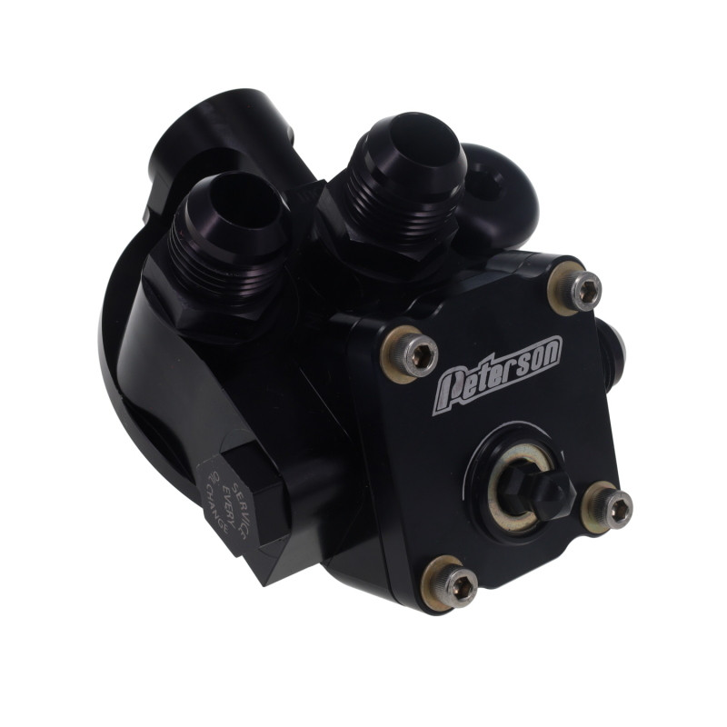 Peterson Fluid Systems Primer Filter Mount -12AN 1 1/2-12 - Right Side Inlet - 09-1571 Photo - Primary