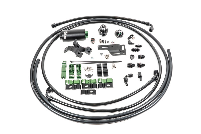 Radium Engineering Mitsubishi EVO 1-6 Fuel Hanger Plumbing Kit - Microglass Filter - 20-1334-05 Photo - Primary