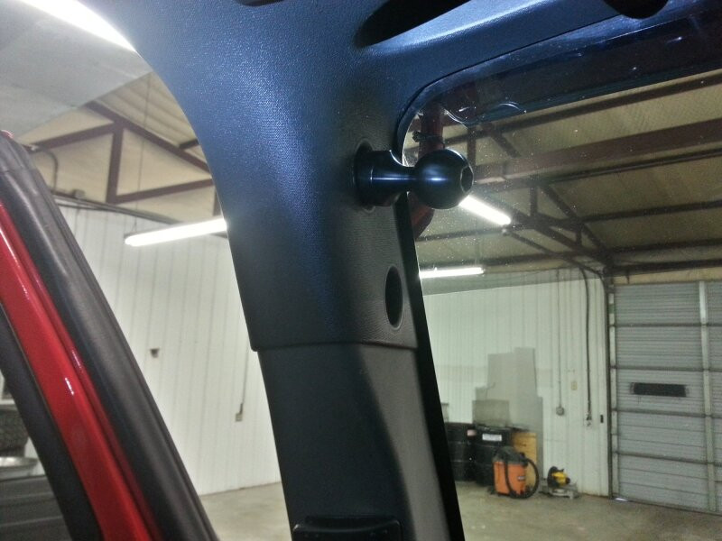 sPOD CMM Offroad 07-18 Jeep Wrangler JK A-Pillar Ball Mount - 860210 Photo - Close Up
