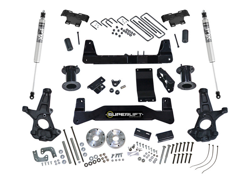 Superlift 07-13 Chevy Silv 1500 4WD 6.5in Lift Kit w/ Fox 2.0 Shocks - K162F Photo - Primary